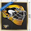 Trends International NHL Pittsburgh Penguins - Mask 16 Wall Poster, 22.375" x 34", Gold Framed Version view 3