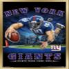 Trends International NFL New York Giants - End Zone 17 Wall Poster, 14.725" x 22.375", Gold Framed Version view 1