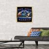 Trends International NFL New York Giants - End Zone 17 Wall Poster, 14.725" x 22.375", Gold Framed Version view 2