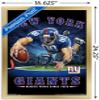Trends International NFL New York Giants - End Zone 17 Wall Poster, 14.725" x 22.375", Gold Framed Version view 3