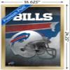Trends International NFL Buffalo Bills - Helmet 16 Wall Poster, 14.725" x 22.375", Gold Framed Version view 3