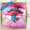 Trends International DreamWorks Trolls 2 - Poppy Wall Poster, 14.725" x 22.375", Gold Framed Version view 3