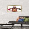 NBA Cleveland Cavaliers - Lebron James 17 Wall Poster, 22.4L" x 14.7W", Gold Framed Version view 2