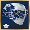 Trends International NHL Toronto Maple Leafs - Mask 16 Wall Poster, 14.725" x 22.375", Gold Framed Version view 1