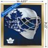 Trends International NHL Toronto Maple Leafs - Mask 16 Wall Poster, 14.725" x 22.375", Gold Framed Version view 3