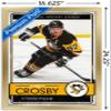 Trends International NHL Pittsburgh Penguins - Sidney Crosby 16 Wall Poster, 14.725" x 22.375", Gold Framed Version view 3