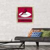 Trends International NFL Arizona Cardinals - Retro Logo 15 Wall Poster, 22.4L x 14.7W, Gold Framed Version view 2