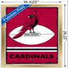 Trends International NFL Arizona Cardinals - Retro Logo 15 Wall Poster, 22.4L x 14.7W, Gold Framed Version view 3