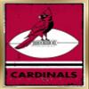 Trends International NFL Arizona Cardinals - Retro Logo 15 Wall Poster, 34L x 22.4W, Gold Framed Version view 1