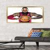 NBA Cleveland Cavaliers - Lebron James 17 Wall Poster, 34L" x 22.4W", Gold Framed Version view 2