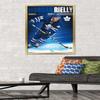 Trends International NHL Toronto Maple Leafs - Morgan Rielly 16 Wall Poster, 22.375" x 34", Gold Framed Version view 2