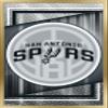 Trends International NBA San Antonio Spurs - Logo 17 Wall Poster, 22.4L x 14.7W, Gold Framed Version view 1