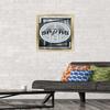 Trends International NBA San Antonio Spurs - Logo 17 Wall Poster, 22.4L x 14.7W, Gold Framed Version view 2
