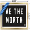 Trends International NBA Toronto Raptors - We The North 16 Wall Poster, 14.725" x 22.375", Gold Framed Version view 3