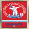 NFL New York Giants - Retro Logo 15 Wall Poster, 34L" x 22.4W", Gold Framed Version view 1
