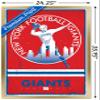 NFL New York Giants - Retro Logo 15 Wall Poster, 34L" x 22.4W", Gold Framed Version view 3