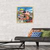 Trends International Naruto Shippuden - Jump Wall Poster, 14.725" x 22.375", Gold Framed Version view 2