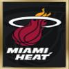 Trends International NBA Miami Heat - Logo 14 Wall Poster, 14.725" x 22.375", Gold Framed Version view 1