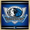 Trends International NBA Dallas Mavericks - Logo 14 Wall Poster, 22.375" x 34", Gold Framed Version view 1
