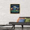 Trends International NFL Philadelphia Eagles - End Zone 17 Wall Poster, 14.725" x 22.375", Gold Framed Version view 2