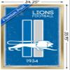 Trends International NFL Detroit Lions - Retro Logo 14 Wall Poster, 22.375" x 34", Gold Framed Version view 3