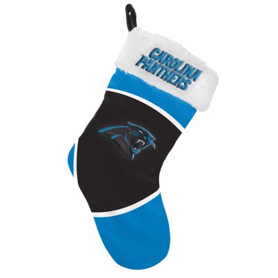 FOCO Carolina Panthers NFL Christmas Stocking Plush Limited Edition Holiday Stocking Show Your Team Spirit with Officially Licensed Football Fan Decorations