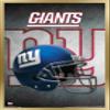 Trends International NFL New York Giants - Helmet 16 Wall Poster, 22.375" x 34", Gold Framed Version view 1
