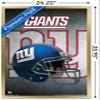 Trends International NFL New York Giants - Helmet 16 Wall Poster, 22.375" x 34", Gold Framed Version view 3