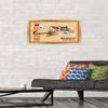 NFL Cincinnati Bengals - Retro Logo 14 Wall Poster, 22.4L" x 14.7W", Gold Framed Version view 2
