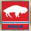 NFL Buffalo Bills - Retro Logo 15 Wall Poster, 22.4L" x 14.7W", Gold Framed Version view 1