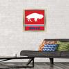NFL Buffalo Bills - Retro Logo 15 Wall Poster, 22.4L" x 14.7W", Gold Framed Version view 2