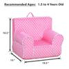 DIBSIES Personalized Creative Wonders Toddler Chair - Ages 1.5 to 4 Years Old (Unpersonalized Pink Polka Dots) view 2