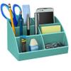 Acrimet Desktop Organizer - Easy Organizer Caddy Holder for Office, Home and School use (Plastic) (Solid Green Color) view 1