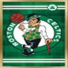 Trends International NBA Boston Celtics - Logo 14 Wall Poster, 22.4L x 14.7W, Gold Framed Version view 1