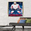 NHL Washington Capitals - Alex Ovechkin 17 Wall Poster, 34L" x 22.4W", Gold Framed Version view 2