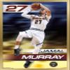 Trends International NBA Denver Nuggets - Jamal Murray 19 Wall Poster, 14.725" x 22.375", Gold Framed Version view 1
