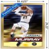Trends International NBA Denver Nuggets - Jamal Murray 19 Wall Poster, 14.725" x 22.375", Gold Framed Version view 3
