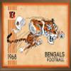 NFL Cincinnati Bengals - Retro Logo 14 Wall Poster, 22.4L" x 14.7W", Bronze Framed Version view 1