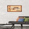 NFL Cincinnati Bengals - Retro Logo 14 Wall Poster, 22.4L" x 14.7W", Bronze Framed Version view 2
