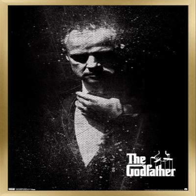 Trends International THE GODFATHER - PORTRAIT Wall Poster, 22.375" x 34", Gold Framed Version