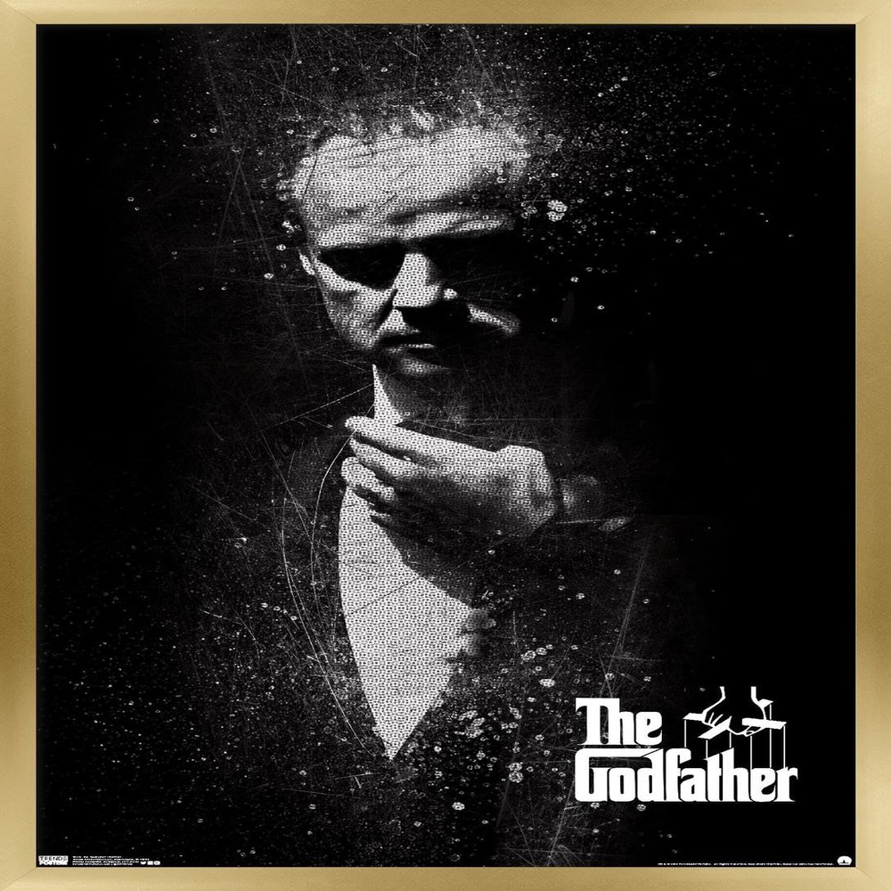 Trends International THE GODFATHER - PORTRAIT Wall Poster, 22.375" x 34", Gold Framed Version