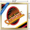Trends International NHL Vancouver Canucks - Retro Logo 19 Wall Poster, 14.725" x 22.375", Gold Framed Version view 3