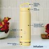Infusion Pro Stainless Steel Fruit Infuser Water Bottle (20 oz) : Vacuum Insulated : Bottom Loading for More Flavor : Recipe eBook : Easy Cleaning : Great Gift view 4