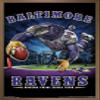 Trends International NFL Baltimore Ravens - End Zone 17 Wall Poster, 14.725" x 22.375", Bronze Framed Version view 1