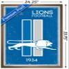 Trends International NFL Detroit Lions - Retro Logo 14 Wall Poster, 22.375" x 34", Bronze Framed Version view 3