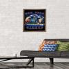Trends International NFL New York Giants - End Zone 17 Wall Poster, 14.725" x 22.375", Bronze Framed Version view 2