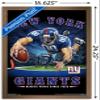 Trends International NFL New York Giants - End Zone 17 Wall Poster, 14.725" x 22.375", Bronze Framed Version view 3