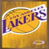 Trends International NBA Los Angeles Lakers - Logo 13 Wall Poster, 14.725" x 22.375", Bronze Framed Version view 1