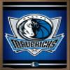 Trends International NBA Dallas Mavericks - Logo 14 Wall Poster, 22.375" x 34", Bronze Framed Version view 1