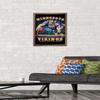 Trends International NFL Minnesota VIkings - End Zone 17 Wall Poster, 14.725" x 22.375", Bronze Framed Version view 2